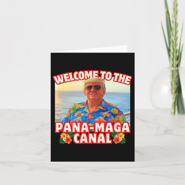 Trump Panama Canal Pana-mega Beach Cruise Vacation Kort (Framsida)