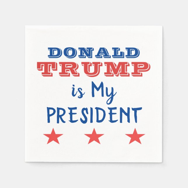 Trump Paper Napkins Pappersservett (Framsidan)