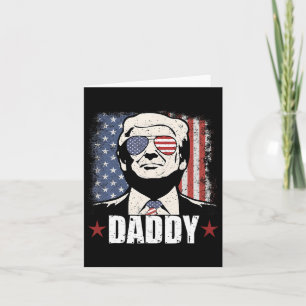 Trump Pappa 2025 Officiell Trump pappa Funny 1 Kort