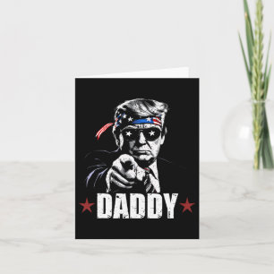 Trump Pappa 2025 Officiell Trump pappa Funny 2 Kort