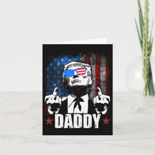 Trump Pappa 2025 Officiell Trump pappa Funny 3 Kort