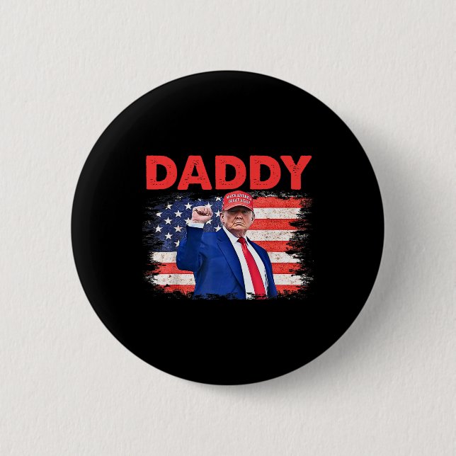 Trump Pappa 2025 President 1  Knapp (Framsida)