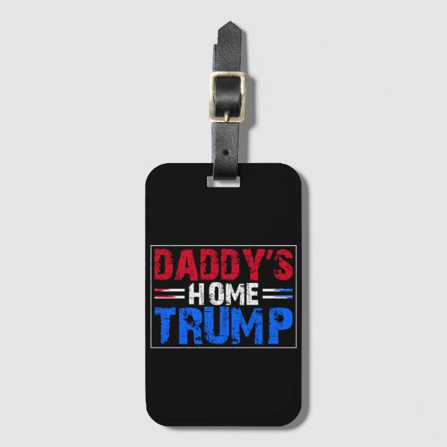 Trump Pappa är hemma  Bagagebricka (Framsida vertikal)