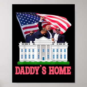 Trump Pappa är Hemma Hejdå Joe Biden Hoppar Av Val Poster