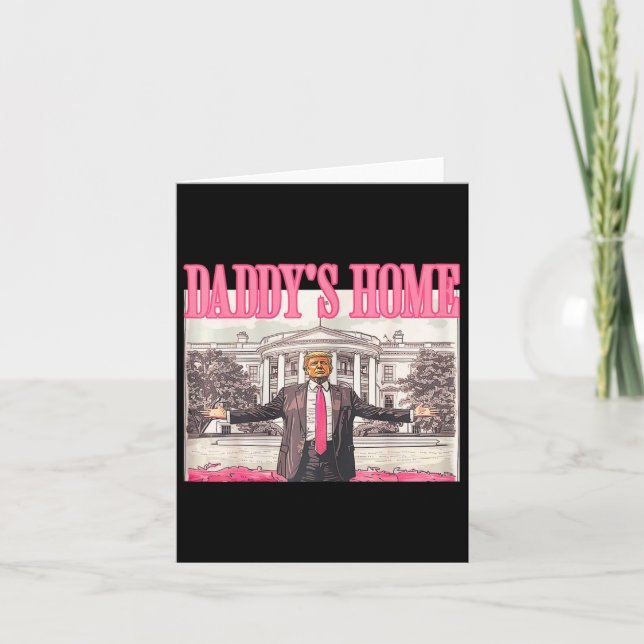 Trump Pappor Home White House 2024 Kort (Framsida)