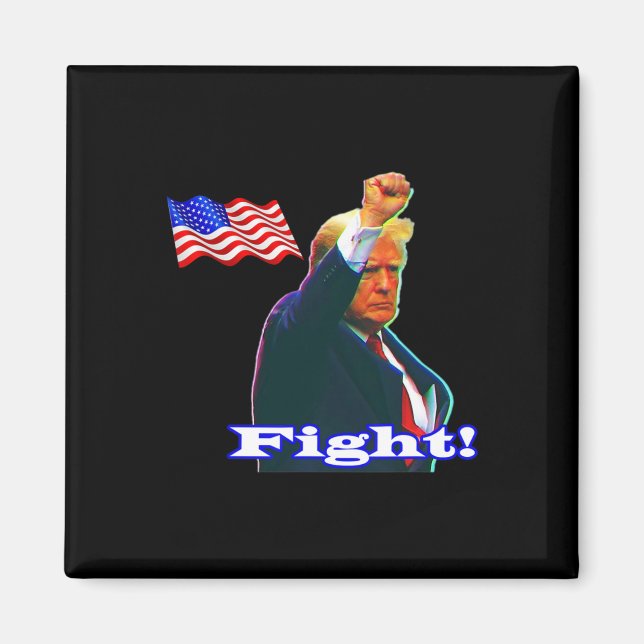 Trump Patriot Kamp  Magnet (Framsidan)