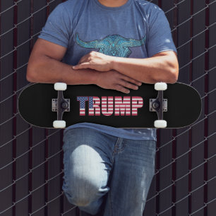TRUMP PATRIOTIC SKATEBOARDS SKATEBOARD DECK
