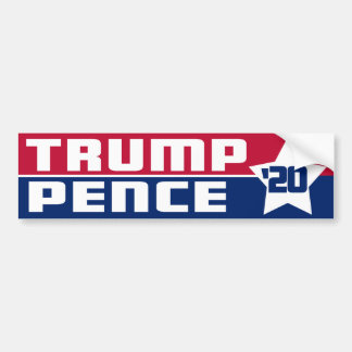 Trump Pence 2020 Bumper Sticker Bildekal