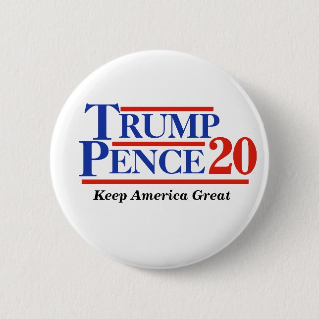 TRUMP PENCE 2020 KNAPP (Framsida)