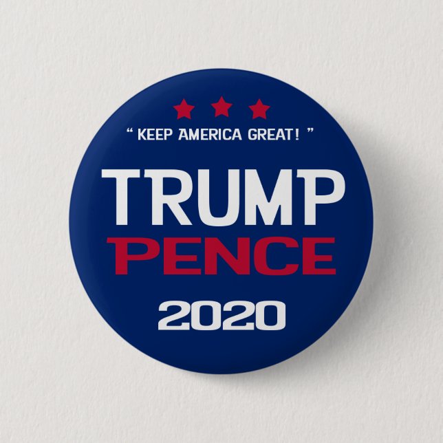 Trump Pence 2020-valsknapp Knapp (Framsida)