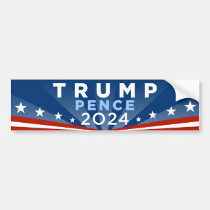 Trump Pence 2024 Bildekal
