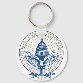 Trump Pence President Inaugural Logotyp Inaugurati Nyckelring