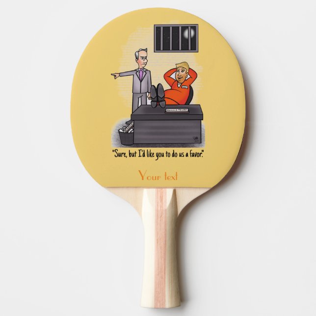 Trump Ping Pong Paddle Pingisracket (Framsidan)