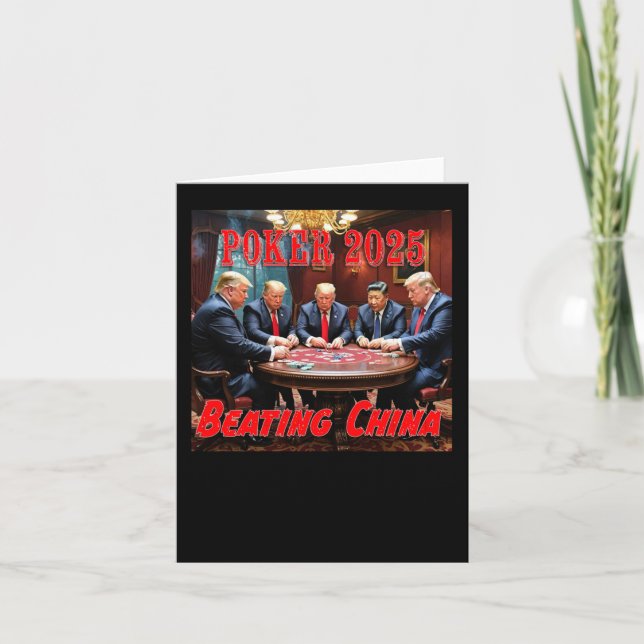 Trump Poker 2025 Kort (Framsida)