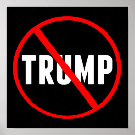Trump politikens röda svarta demokrat poster