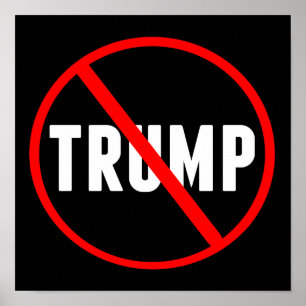Trump politikens röda svarta demokrat poster