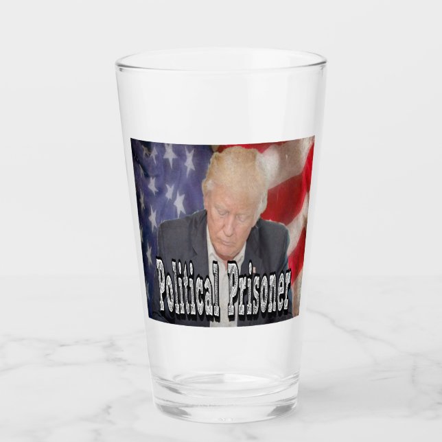 Trump Politisk fånge Glaskopp (Framsida)