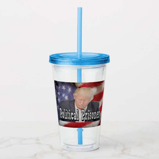 Trump Politisk fånge Take Away Mugg (Framsida)