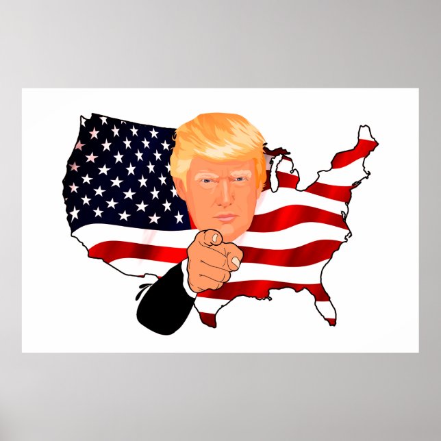 Trump-politisk Poster (Framsidan)