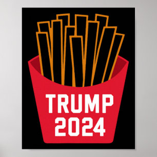 Trump pommes frites 2025 Trump 2025 Trump frites Poster