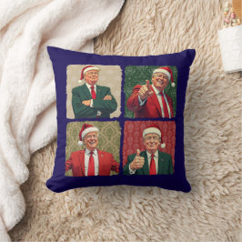 Trump Pop Art Christmas Pillow Holiday Decor Kudde