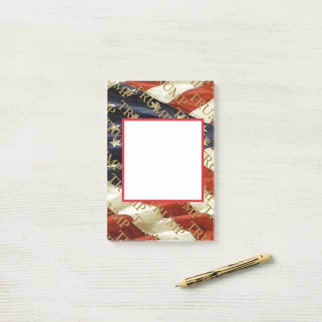 TRUMP POST-IT BLOCK (På skrivbordet)