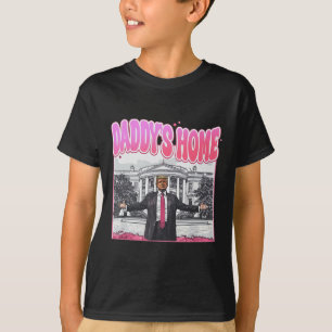 Trump President 2024 Tee Funny Pappor Home Trump