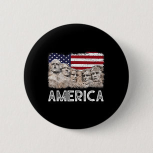 Trump President 45:e Rushmore Mount American Flagg Knapp
