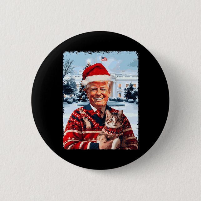 Trump President 47:e Gör jul Underbar igen Knapp (Framsida)