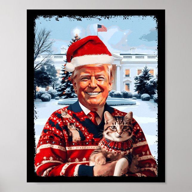 Trump President 47:e Gör jul Underbar igen Poster (Framsidan)