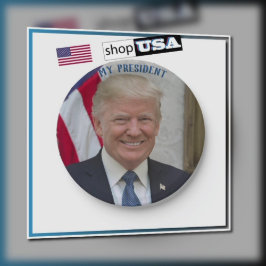 Trump Presidenten 💪 Guld Kökshandduk