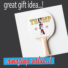 Trump Presidenten 💪 Guld Pingisracket