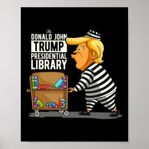 Trump Presidentens Bibliotek-fond-Trump Poster