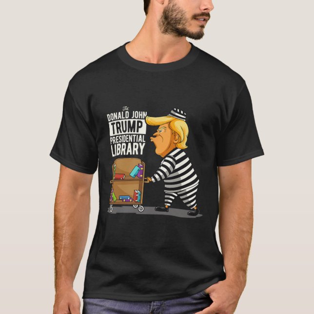 Trump Presidentens Bibliotek-fond-Trump T Shirt (Framsida)