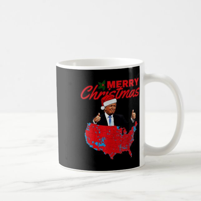 Trump Presidentvalresultat Karta Funny Chri Kaffemugg (Höger)