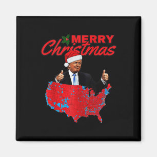 Trump Presidentvalresultat Karta Funny Chri Magnet