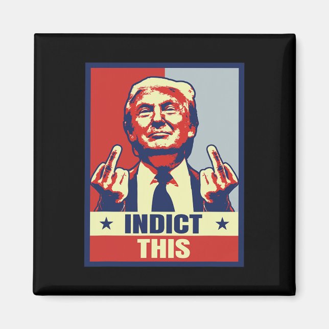 Trump Pro President Donald Trump Supporter Magnet (Framsidan)