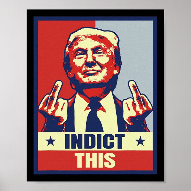 Trump Pro President Donald Trump Supporter Poster (Framsidan)