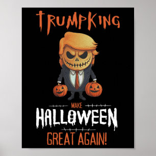 Trump Pumpa Gör Halloween Större Igen Poster