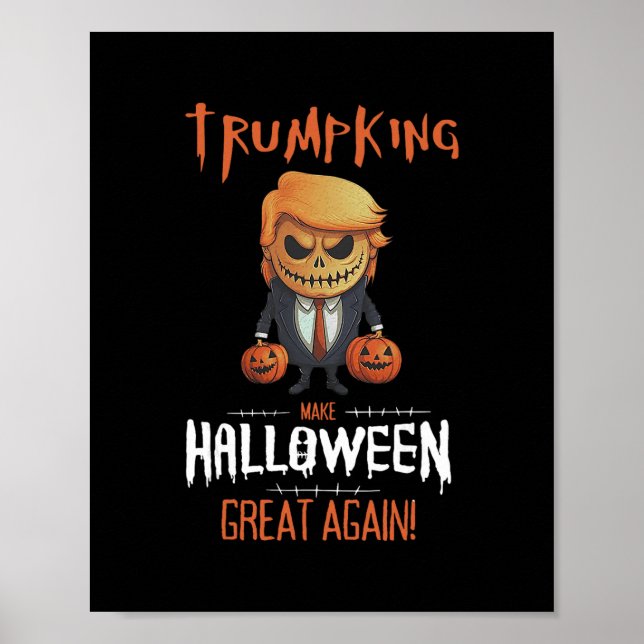 Trump Pumpkin Make Halloween Great Again  Poster (Framsidan)