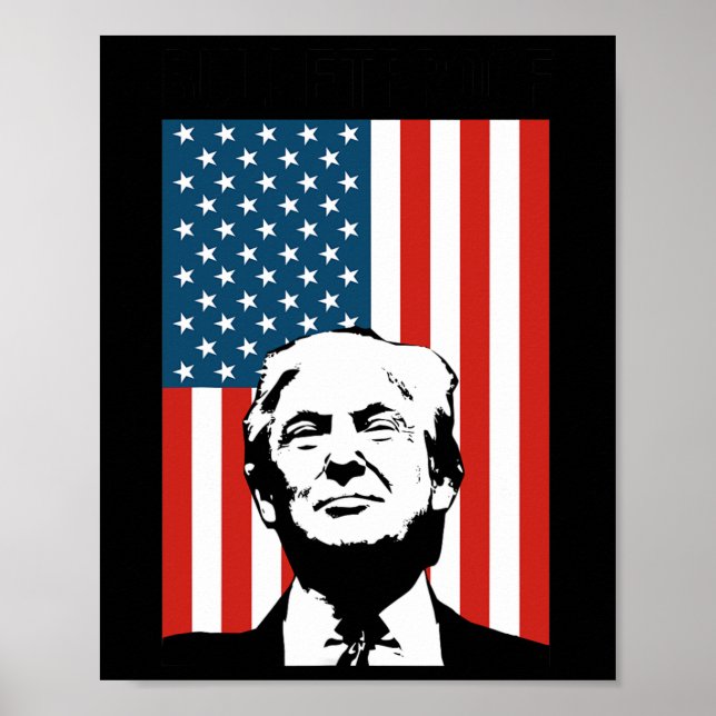Trump, punktsäker poster (Framsidan)