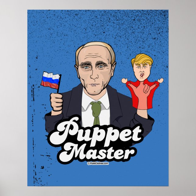 Trump Puppet Master - Vladimir Putin Poster (Framsidan)