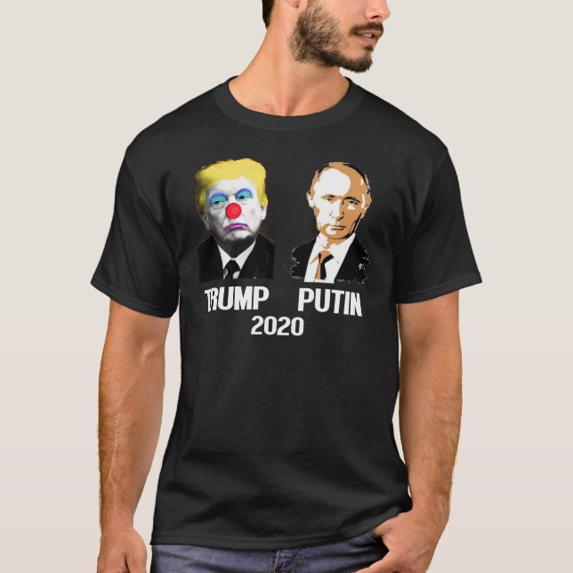 Trump Putin 2020 Shirt - Trump Russia Shirt T Shirt (Framsida)