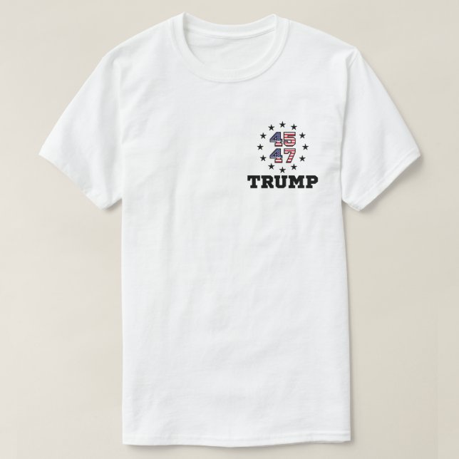Trump QR-kod, 45/47 Trump YMCA dance QR Code T Shirt (Design framsida)