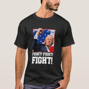 Trump Rally Fight the Trump 2024 Supporters USA Me T Shirt