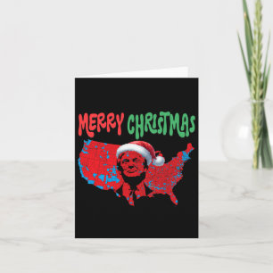 Trump Red Election Karta God jul Trump Winne Kort