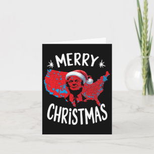 Trump Red Election Karta God jul Trump Winne Kort