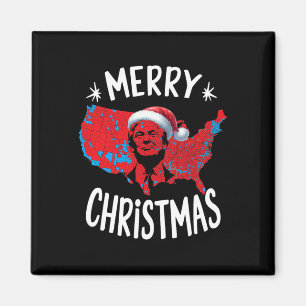 Trump Red Election Karta God jul Trump Winne Magnet