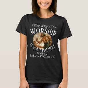TRUMP REPUBLIKANERNA TILLBED ARNOLD PALMERS GENITA T SHIRT