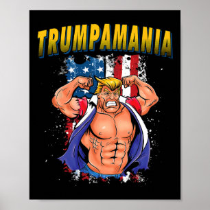 Trump Republikanska Konventet Wrestling Meme Trump Poster